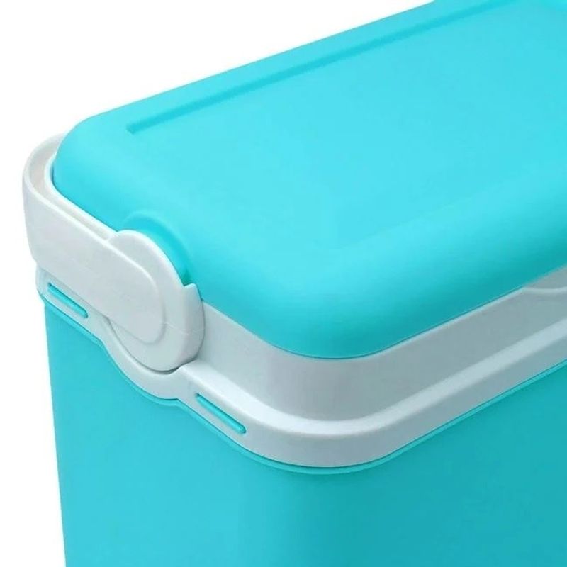 Sport si Outdoor - Camping - Bucatarie de camping - Cutii si genti frigorifice - Lada frigorifica pentru camping si plaja, Capacitate 12L, Turcoaz - Infinity.ro