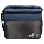 Sport si Outdoor - Camping - Bucatarie de camping - Cutii si genti frigorifice - Geanta izoterma pentru alimente, Capacitate 12L, Dimensiune 30x18x24cm, Blue Jeans Antracit - Infinity.ro
