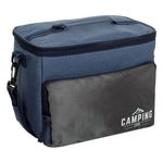 Sport si Outdoor - Camping - Bucatarie de camping - Cutii si genti frigorifice - Geanta izoterma pentru alimente, Capacitate 12L, Dimensiune 30x18x24cm, Blue Jeans Antracit - Infinity.ro