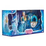 Jucarii, Copii si Bebe - Jucarii si jocuri - Papusi si accesorii - Papusi - Papusa printesa cu caruta si cal, varsta 3+ ani, 60x20x33cm, albastru - Infinity.ro