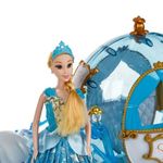 Jucarii, Copii si Bebe - Jucarii si jocuri - Papusi si accesorii - Papusi - Papusa printesa cu caruta si cal, varsta 3+ ani, 60x20x33cm, albastru - Infinity.ro