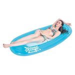Jucarii, Copii si Bebe - Jucarii si jocuri - Jucarii de exterior - Saltele si mingi pentru plaja - Saltea Gonflabila de Plaja, cu Plasa, 1.76x0.84m, albastru - Infinity.ro