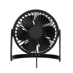 Electronice si Electrocasnice - Climatizare si sisteme de incalzire - Aparate racire aer - Ventilatoare - Ventilator de masa cu incarcare USB, Dimensiune 14x11x15cm, Negru - Infinity.ro