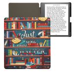 Laptop, Telefoane si Tablete - Ebook reader si accesorii - Accesorii eBook Reader - Husa Kwmobile pentru Amazon Kindle Scribe (2022, 2024), inchidere magnetica, Sleep/Wake, piele ecologica, multicolor - Infinity.ro