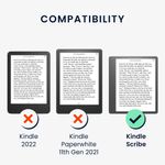 Laptop, Telefoane si Tablete - Ebook reader si accesorii - Accesorii eBook Reader - Husa eBook Reader Kwmobile pentru Amazon Kindle Scribe (2022, 2024), inchidere magnetica, piele ecologica, multicolor - Infinity.ro