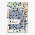 Laptop, Telefoane si Tablete - Ebook reader si accesorii - Accesorii eBook Reader - Husa eBook Kwmobile pentru Amazon Kindle Scribe (2022, 2024), inchidere magnetica, stand, piele eco, albastru, gri - Infinity.ro