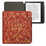 Laptop, Telefoane si Tablete - Ebook reader si accesorii - Accesorii eBook Reader - Husa eBook Reader Kwmobile pentru Kobo Libra Colour, inchidere magnetica, design poveste, piele ecologica, multicolor - Infinity.ro