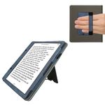 Laptop, Telefoane si Tablete - Ebook reader si accesorii - Accesorii eBook Reader - Husa eBook Kwmobile pentru Amazon Kindle Scribe (2022, 2024), inchidere magnetica, stand, piele eco, albastru, gri - Infinity.ro