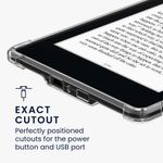 Laptop, Telefoane si Tablete - Ebook reader si accesorii - Accesorii eBook Reader - Husa Kwmobile pentru Amazon Kindle Paperwhite 1, 2, 3 (2012-2017), antisoc, antizgarieturi, TPU, transparent - Infinity.ro