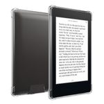 Laptop, Telefoane si Tablete - Ebook reader si accesorii - Accesorii eBook Reader - Husa Kwmobile pentru Amazon Kindle Paperwhite 1, 2, 3 (2012-2017), antisoc, antizgarieturi, TPU, transparent - Infinity.ro