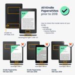 Laptop, Telefoane si Tablete - Ebook reader si accesorii - Accesorii eBook Reader - Husa Kwmobile pentru Amazon Kindle Paperwhite 1, 2, 3 (2012-2017), antisoc, antizgarieturi, TPU, transparent - Infinity.ro
