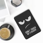 Laptop, Telefoane si Tablete - Ebook reader si accesorii - Accesorii eBook Reader - Husa Kwmobile pentru Amazon Kindle 11 (2022), Kindle 11 (2024), inchidere magnetica, Sleep/Wake, piele eco, alb, negru - Infinity.ro
