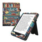 Laptop, Telefoane si Tablete - Ebook reader si accesorii - Accesorii eBook Reader - Husa Kwmobile pentru Amazon Kindle Paperwhite 12 (2024), Colorsoft, design motto, stand, piele eco, multicolor - Infinity.ro