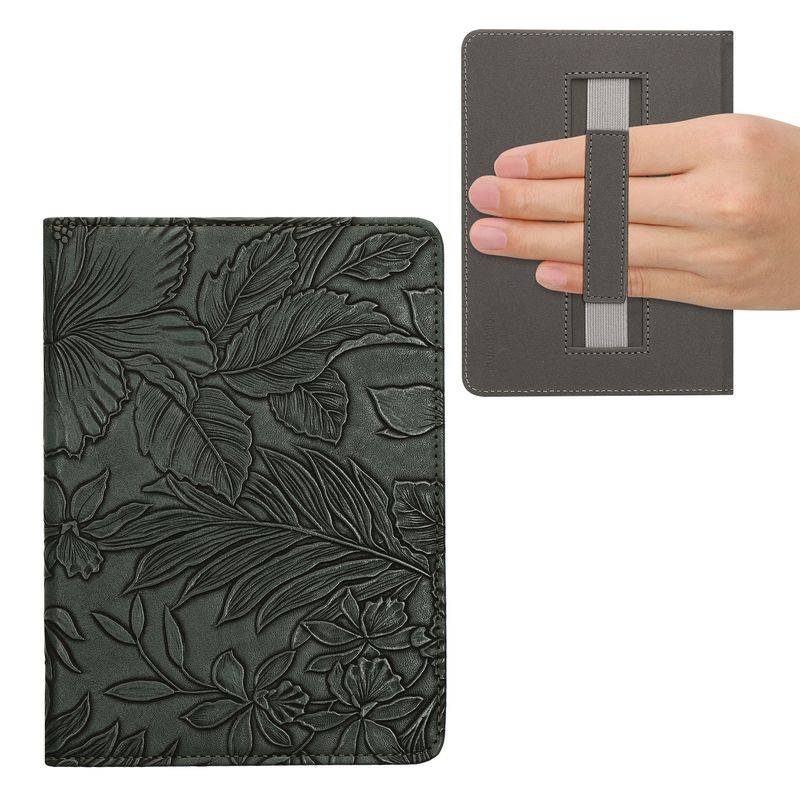 Laptop, Telefoane si Tablete - Ebook reader si accesorii - Accesorii eBook Reader - Husa Kwmobile pentru Amazon Kindle Paperwhite 12 (2024), Colorsoft, inchidere magnetica, Sleep/Wake, piele eco, verde - Infinity.ro