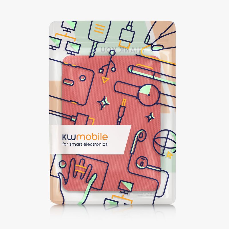 Laptop, Telefoane si Tablete - Ebook reader si accesorii - Accesorii eBook Reader - Husa Kwmobile pentru Amazon Kindle Paperwhite 12 (2024), Colorsoft, inchidere magnetica, antisoc, nailon, rosu - Infinity.ro