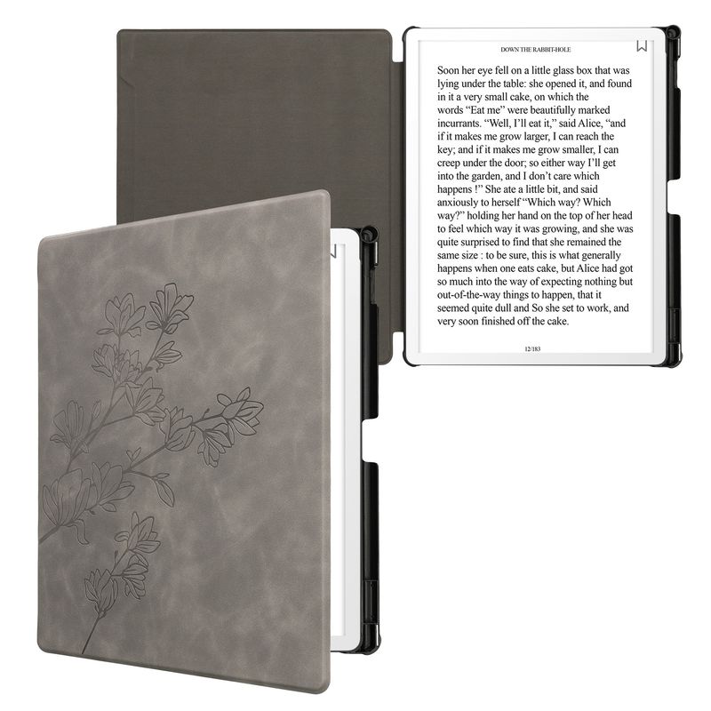 Laptop, Telefoane si Tablete - Ebook reader si accesorii - Accesorii eBook Reader - Husa Kwmobile pentru Amazon Kindle Scribe 3rd Gen, 11 inch (2025), inchidere magnetica, antisoc, piele eco, gri - Infinity.ro
