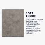Laptop, Telefoane si Tablete - Ebook reader si accesorii - Accesorii eBook Reader - Husa Kwmobile pentru Amazon Kindle Scribe 3rd Gen, 11 inch (2025), inchidere magnetica, antisoc, piele eco, gri - Infinity.ro