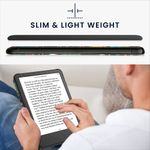 Laptop, Telefoane si Tablete - Ebook reader si accesorii - Accesorii eBook Reader - Husa Kwmobile pentru Amazon Kindle Paperwhite 12 (2024), Colorsoft, Sleep/Wake, stand, piele eco, multicolor - Infinity.ro