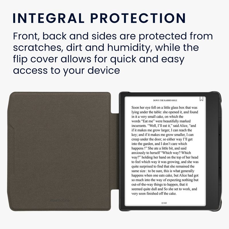 Laptop, Telefoane si Tablete - Ebook reader si accesorii - Accesorii eBook Reader - Husa Kwmobile pentru PocketBook Era, Era Color, inchidere magnetica, functie Sleep/Wake, piele ecologica, gri - Infinity.ro