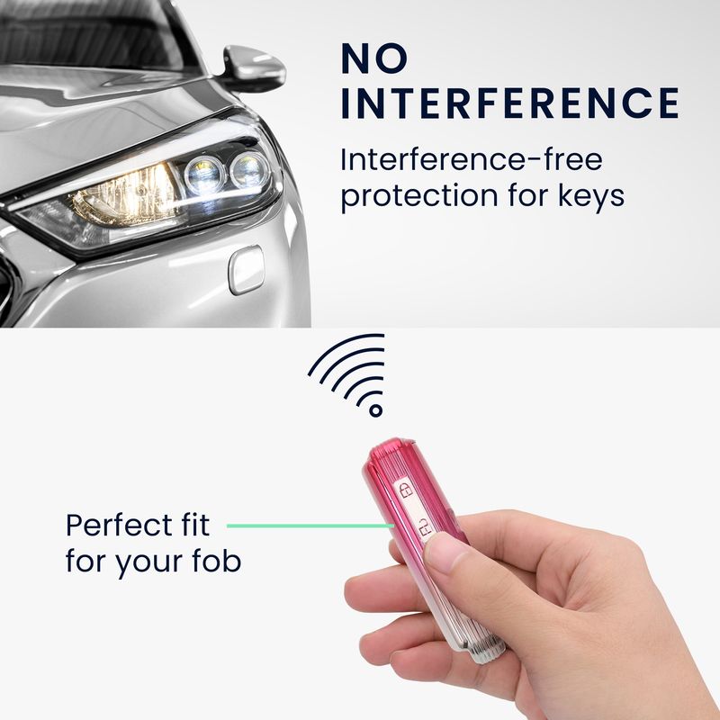 Auto si Moto - Electronice auto - Accesorii electronice auto - Husa cheie auto Kwmobile pentru Mazda 3 6 CX-30 CX-50 CX-60 CX-90, anti-alunecare, antizgarieturi, TPU, roz, argintiu - Infinity.ro