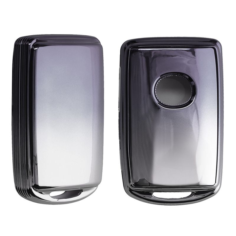 Auto si Moto - Electronice auto - Accesorii electronice auto - Husa cheie auto Kwmobile pentru Mazda 3 6 CX-30 CX-50 CX-60 CX-90, anti-alunecare, antizgarieturi, TPU, gri, argintiu - Infinity.ro