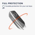 Auto si Moto - Electronice auto - Accesorii electronice auto - Husa cheie auto Kwmobile pentru BMW X7/X7 xDrive40d 2023/223i M Sport Active Tourer, TPU, transparent - Infinity.ro