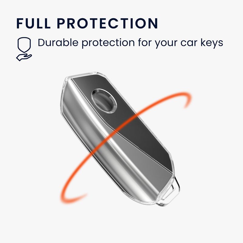 Auto si Moto - Electronice auto - Accesorii electronice auto - Husa cheie auto Kwmobile pentru BMW X7/X7 xDrive40d 2023/223i M Sport Active Tourer, TPU, transparent - Infinity.ro