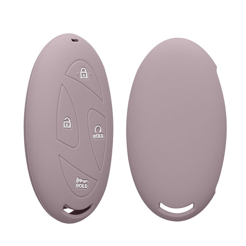 Auto si Moto - Electronice auto - Accesorii electronice auto - Husa cheie auto Kwmobile pentru Hyundai Grandeur GN7 Ioniq 6 Kona EV 2023 (Doar Keyless Go.), anti-alunecare, TPU, mov - Infinity.ro