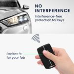 Auto si Moto - Electronice auto - Accesorii electronice auto - Husa cheie auto Kwmobile pentru Mazda 3 6 CX-30 CX-50 CX-60 CX-90, anti-alunecare, antizgarieturi, TPU, negru, alb - Infinity.ro