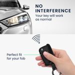 Auto si Moto - Electronice auto - Accesorii electronice auto - Husa cheie auto Kwmobile pentru VW, SEAT Golf 7, Mk7, Polo, Jetta 4, prindere cu inel, piele naturala, negru - Infinity.ro