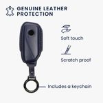 Auto si Moto - Electronice auto - Accesorii electronice auto - Husa cheie auto Kwmobile pentru BMW X7/X7 xDrive40d 2023/223i M Sport Active Tourer, piele naturala, albastru - Infinity.ro