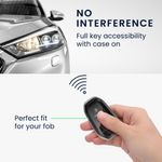 Auto si Moto - Electronice auto - Accesorii electronice auto - Husa cheie Kwmobile Fiat 600, 600e Hybrid, Grande Panda, Doblo K9 III, prindere cu inel, TPU, transparent - Infinity.ro