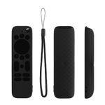 TV, Audio-Video si Foto - Accesorii TV si audio - Accesorii TV - Husa telecomanda Kwmobile pentru MECOOL KD3 Android TV Stick, anti-alunecare, silicon, negru - Infinity.ro