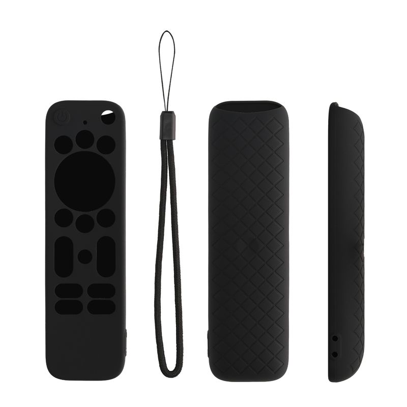 TV, Audio-Video si Foto - Accesorii TV si audio - Accesorii TV - Husa telecomanda Kwmobile pentru MECOOL KD3 Android TV Stick, anti-alunecare, silicon, negru - Infinity.ro