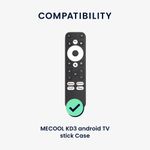 TV, Audio-Video si Foto - Accesorii TV si audio - Accesorii TV - Husa telecomanda Kwmobile pentru MECOOL KD3 Android TV Stick, anti-alunecare, silicon, negru - Infinity.ro