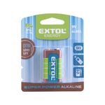 Casa si Gradina - Electrice - Accesorii electrice - Baterii, acumulatori si incarcatoare - Baterie alcalina, Extol, 9V, 42016, 9V, carcasa metalica, 6LR61 - Infinity.ro