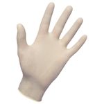 Casa si Gradina - Constructii - Echipamente de lucru - Manusi protectia muncii - Set 100 bucati manusi de protectie, de unica folosinta Mercator, Latex, Alb M - Infinity.ro