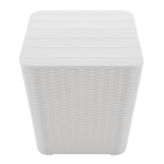 Casa si Gradina - Gradina si terasa - Mobilier exterior - Dulapuri si lazi depozitare exterior - Cutie / masa de depozitare pentru gradina, alba, UGUR - Infinity.ro