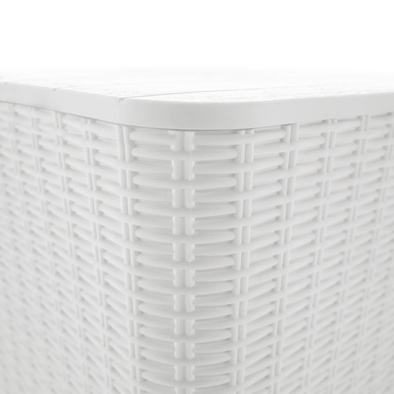 Casa si Gradina - Gradina si terasa - Mobilier exterior - Dulapuri si lazi depozitare exterior - Cutie / masa de depozitare pentru gradina, alba, UGUR - Infinity.ro