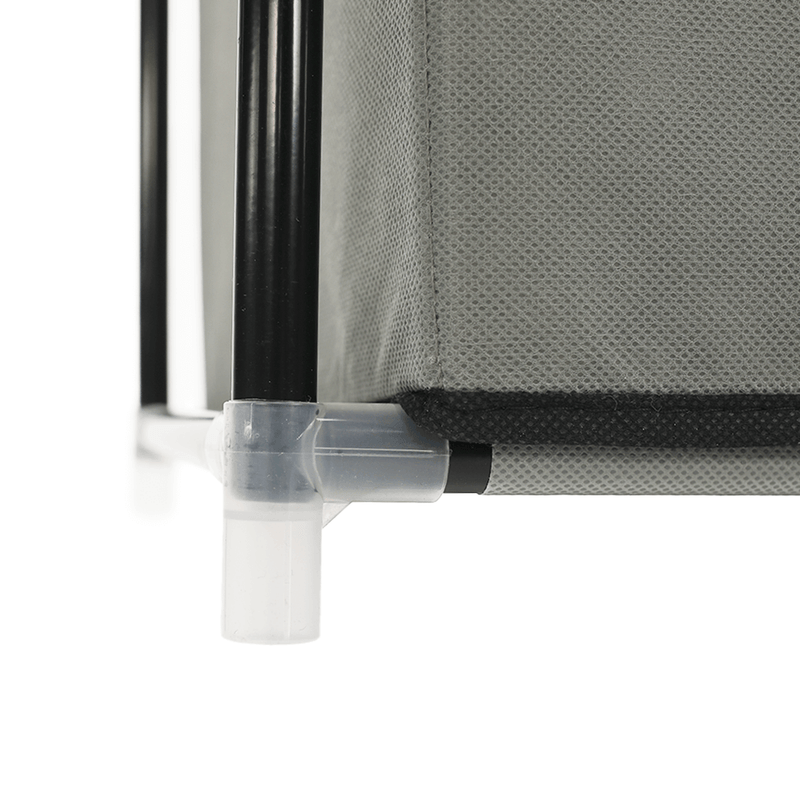 Casa si Gradina - Mobilier - Comode si corpuri - Comode - Comoda cu sertare din material textil, negru/maro/gri, CAMILO TYP 2 - Infinity.ro