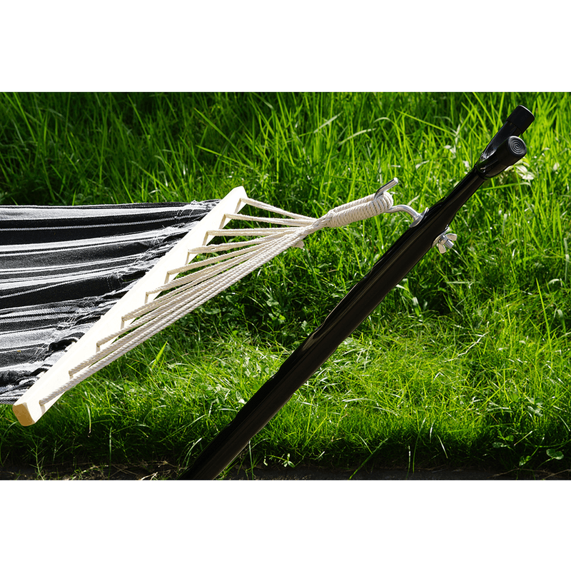 Casa si Gradina - Gradina si terasa - Balansoare si hamace - Hamace si suporturi - Stand pt. hamac, negru, OTAN NEW TYP 1 - Infinity.ro