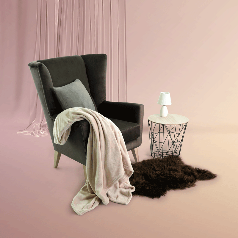 Casa si Gradina - Mobilier - Scaune si fotolii - Fotolii - Fotoliu, RODEZA, gri-maro-taupe/fag - Infinity.ro