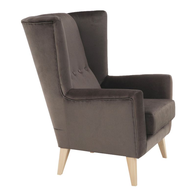 Casa si Gradina - Mobilier - Scaune si fotolii - Fotolii - Fotoliu, RODEZA, gri-maro-taupe/fag - Infinity.ro