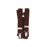 Fashion, accesorii si bijuterii - Barbati - Accesorii barbati - Alte accesorii barbati - Bretele adulti unisex, Buticcochet, din material sintetic elastic, 25 mm, Maro - BR514 - Infinity.ro