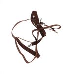 Fashion, accesorii si bijuterii - Barbati - Accesorii barbati - Alte accesorii barbati - Bretele adulti unisex, Buticcochet, din material sintetic elastic, 25 mm, Maro - BR514 - Infinity.ro