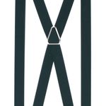 Fashion, accesorii si bijuterii - Barbati - Accesorii barbati - Alte accesorii barbati - Bretele adulti unisex, Buticcochet, din material sintetic elastic, 25 mm, Verde - BR516 - Infinity.ro