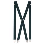 Fashion, accesorii si bijuterii - Barbati - Accesorii barbati - Alte accesorii barbati - Bretele adulti unisex, Buticcochet, din material sintetic elastic, 25 mm, Verde - BR516 - Infinity.ro