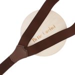Fashion, accesorii si bijuterii - Barbati - Accesorii barbati - Alte accesorii barbati - Bretele adulti unisex, Buticcochet, din material sintetic elastic, 35 mm, model tip Y,  Maro - BR522 - Infinity.ro