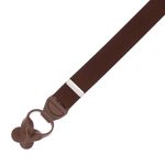 Fashion, accesorii si bijuterii - Barbati - Accesorii barbati - Alte accesorii barbati - Bretele adulti unisex, Buticcochet, din material sintetic elastic, 35 mm, model tip Y,  Maro - BR522 - Infinity.ro