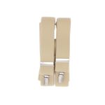 Fashion, accesorii si bijuterii - Barbati - Accesorii barbati - Alte accesorii barbati - Bretele adulti unisex, Buticcochet, din material sintetic elastic, cu 3 inchizatori metalice, 35 mm, Bej - BR512 - Infinity.ro